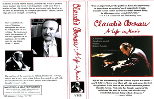Claudio Arrau: A Life In Music [1978]